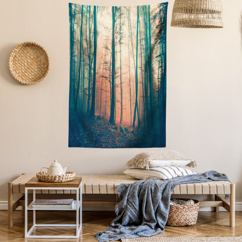 Autumn Forest Woodland Tapestry