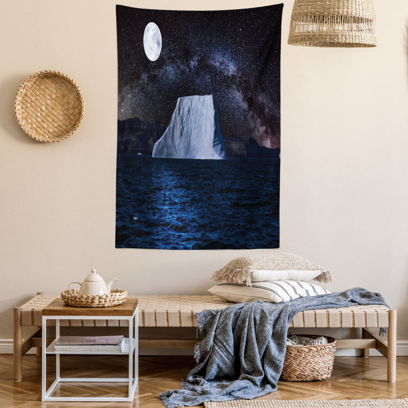 Iceberg Reflection Sky Tapestry