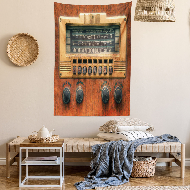 Antique Radios Tapestry