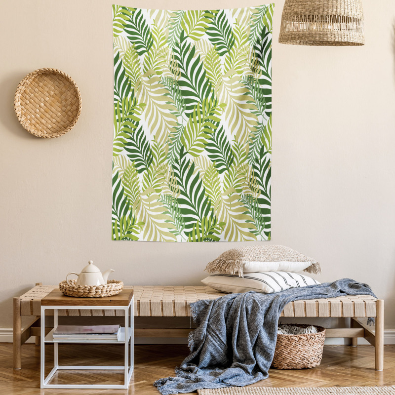 Tropic Exotic Palm Trees Tapestry