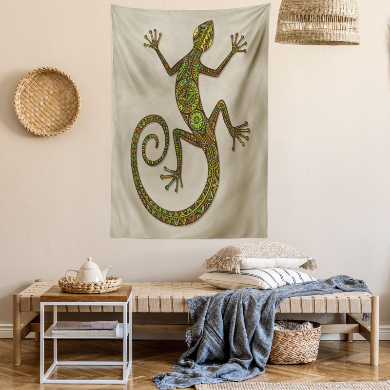 Lizard Pattern Tapestry