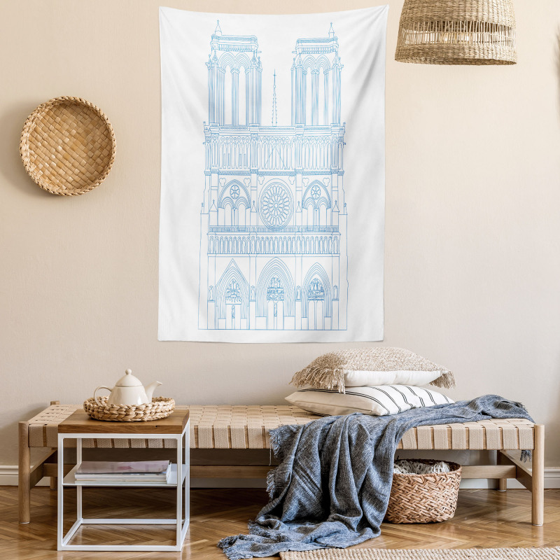 Linear Outline Tapestry