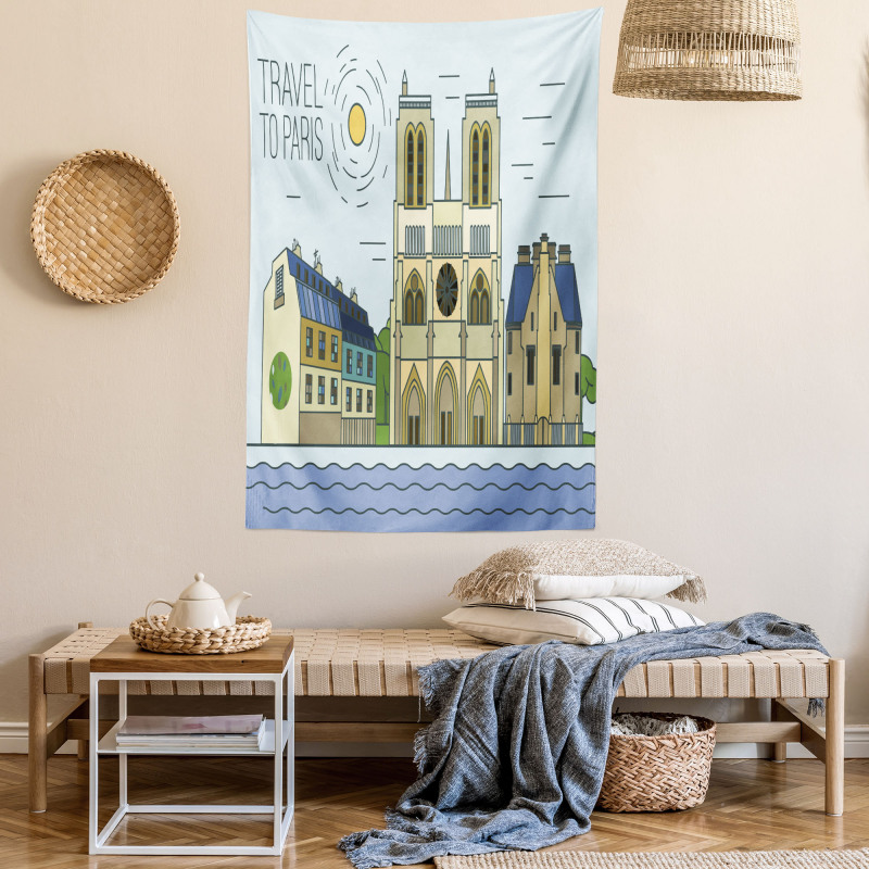 Postcard Image Tapestry