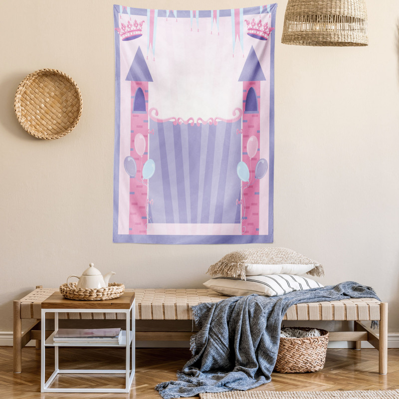 Party Theme Curtain Fortress Tapestry