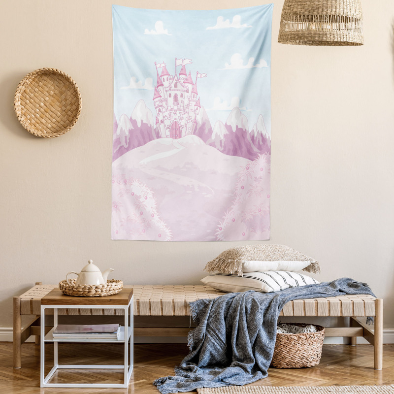 Magic Princess Château Art Tapestry