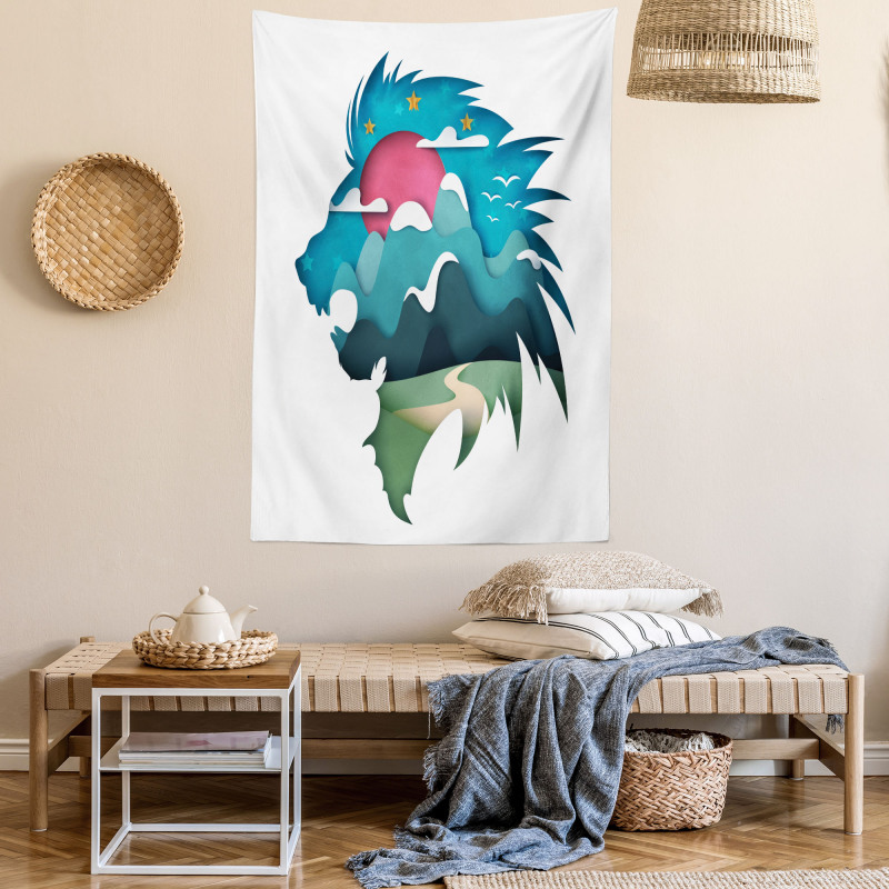 Creative Landscape Animal Tapestry