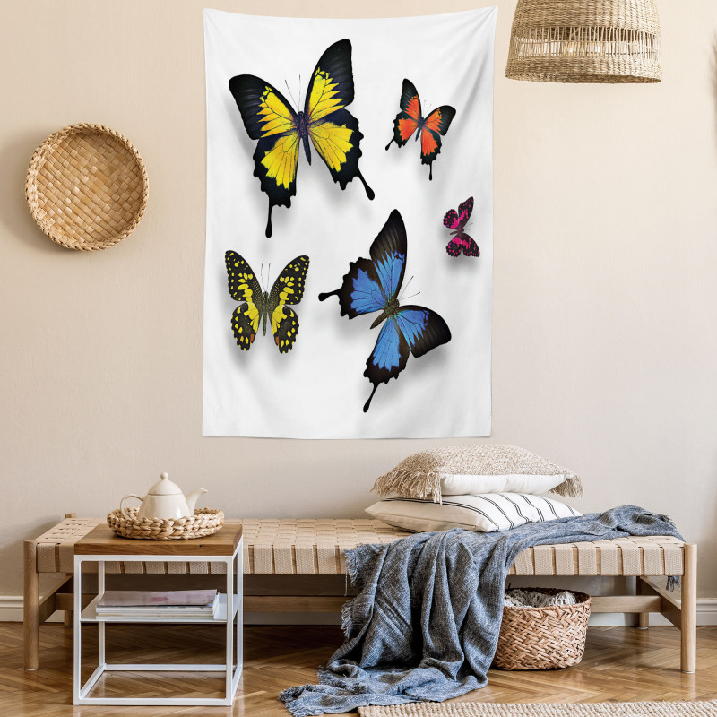 Nature Moths Wings Tapestry