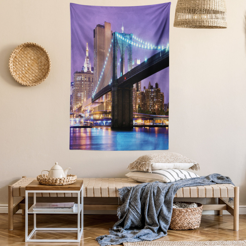 Bridge Towards Manhattan Tapestry