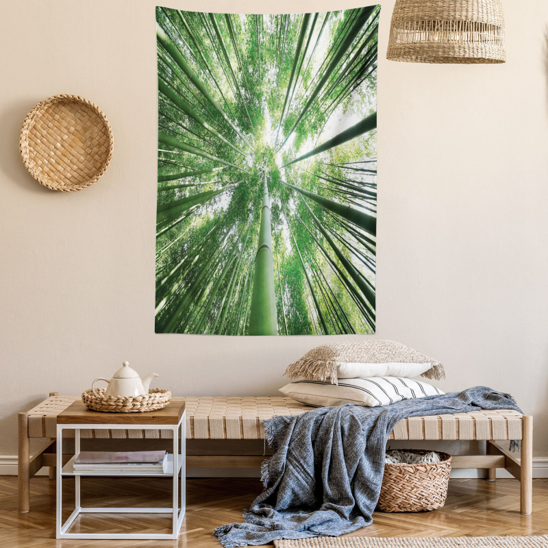 Tropic Rain Forest Bamboo Tapestry