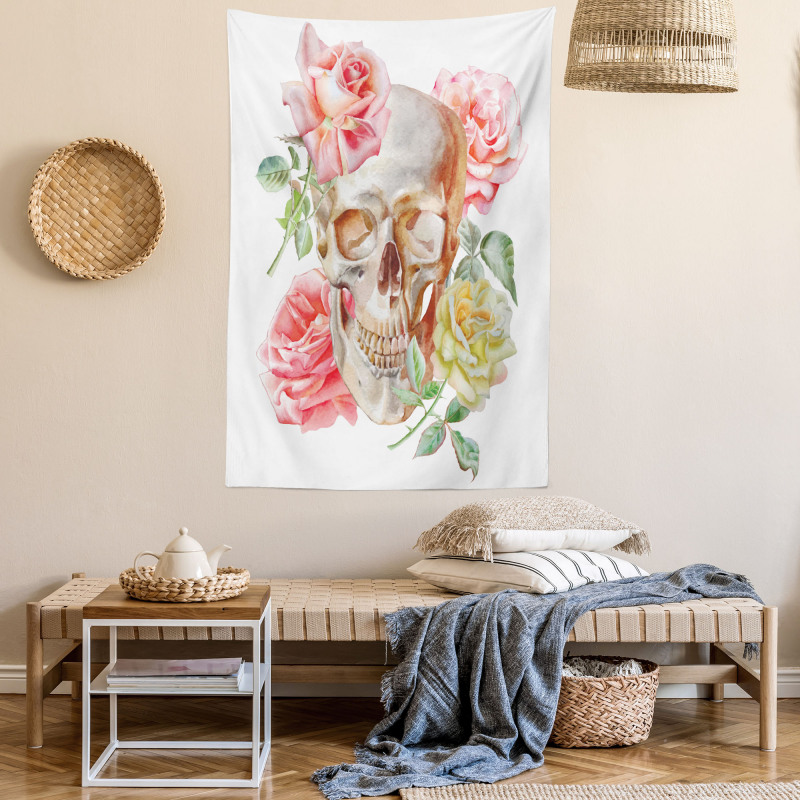 Romantic Roses Floral Tapestry