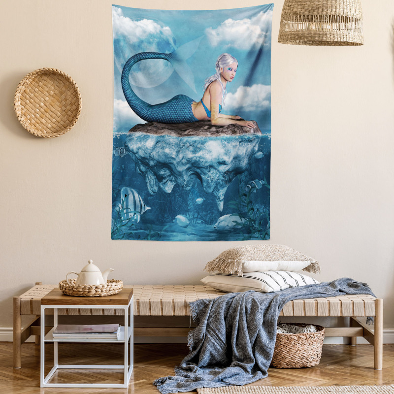 Mythical Sea Graphic Tapestry