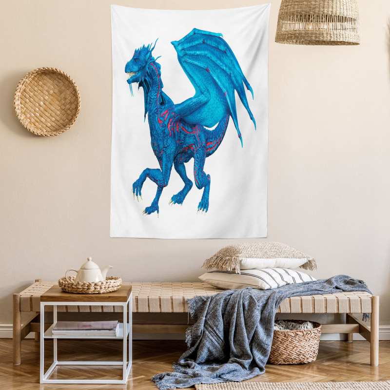 Wild Creature with Wings Tapestry