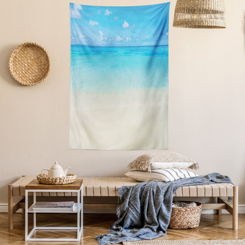 Carribean Sea Beach Tapestry