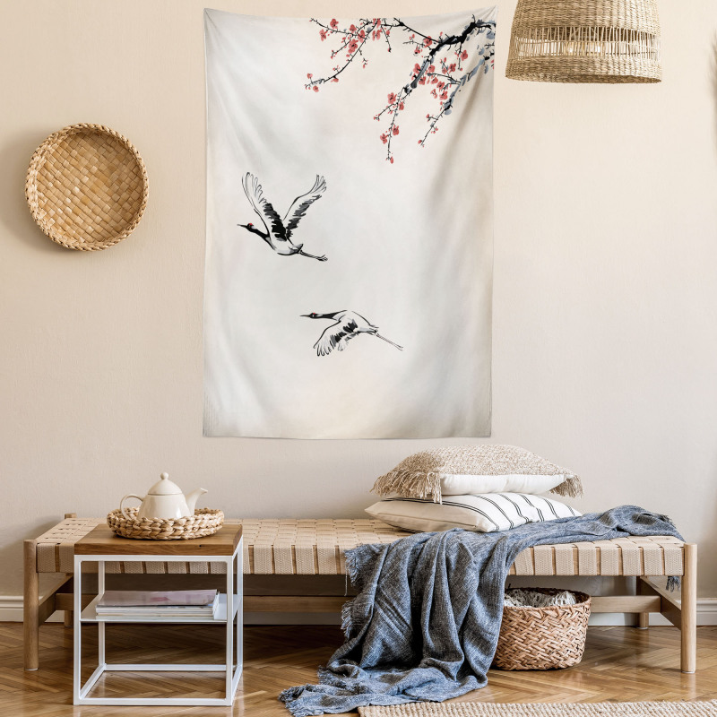 Cherry Trees in Spring Tapestry