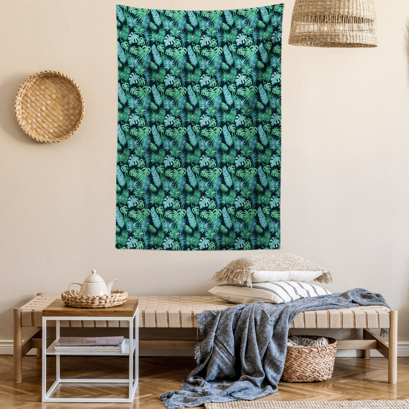 Hawaiian Island Leaves Tapestry