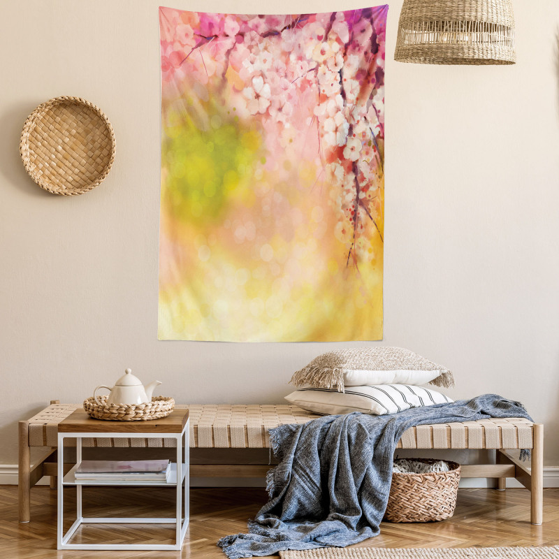 Sakura Floral Beauty Tapestry