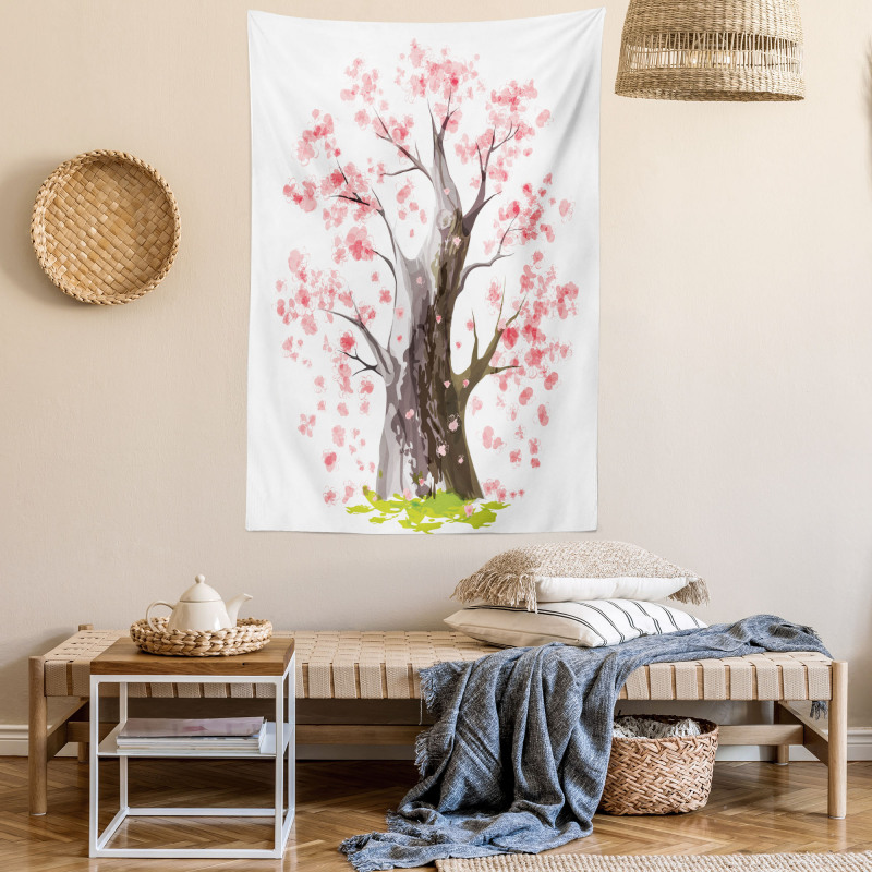 Blooming Sakura Tapestry