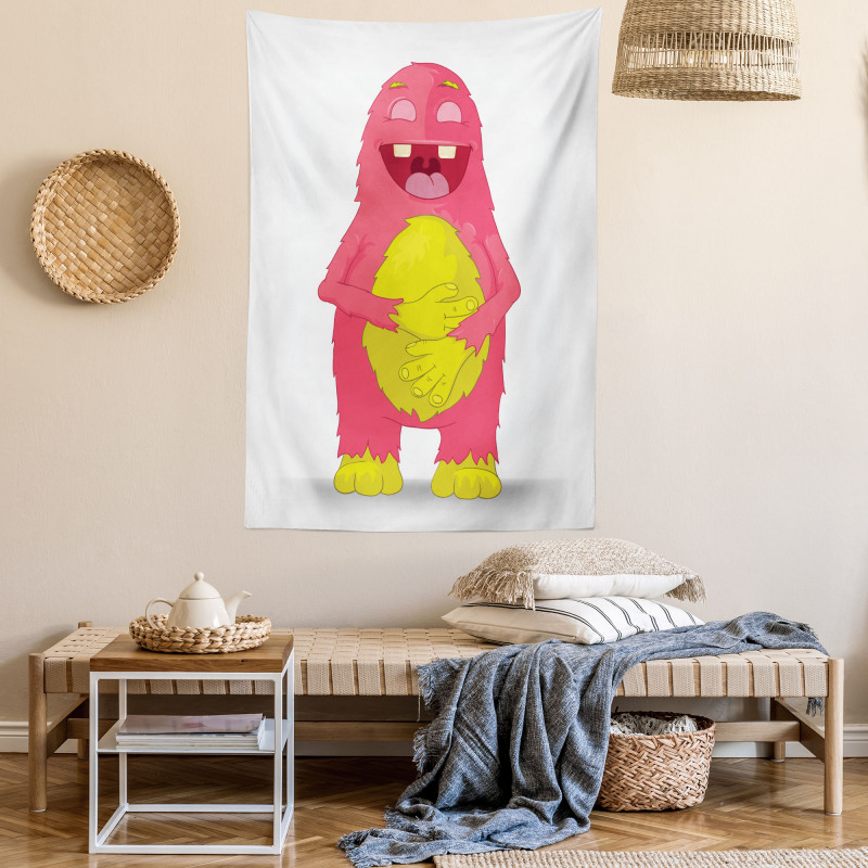 Monster Character Laughing Tapestry