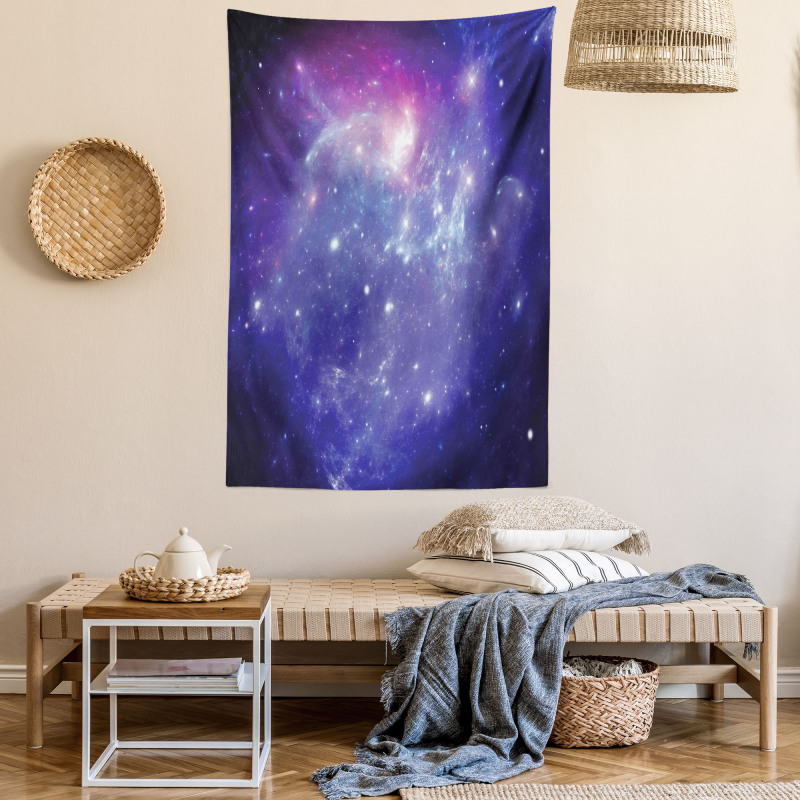 Milky Way Galaxy Stars Tapestry