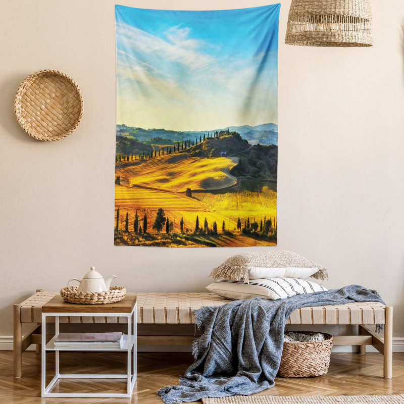 Italy Farmland Rural Tapestry