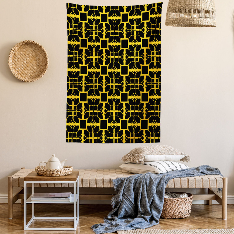 Vintage Art Deco Style Tapestry