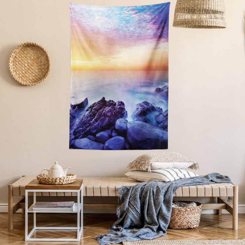 Morning Rainbow Colors Tapestry