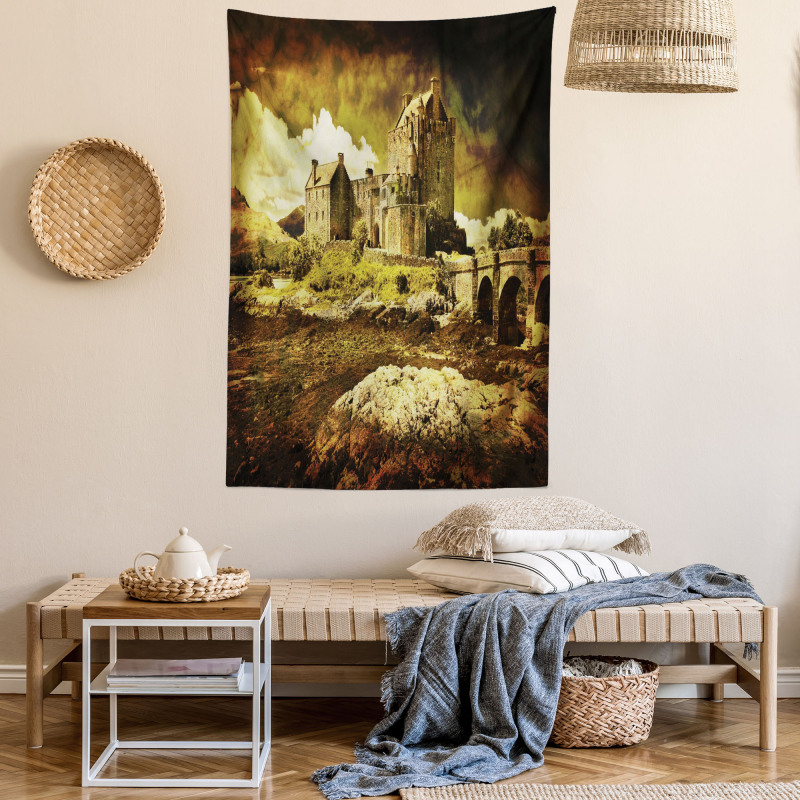 Old Scottish Castle Tapestry