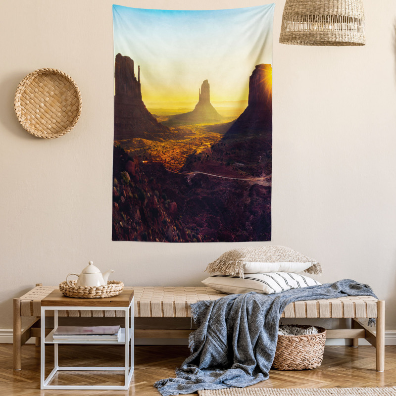 Sunrise Monument Valley Tapestry