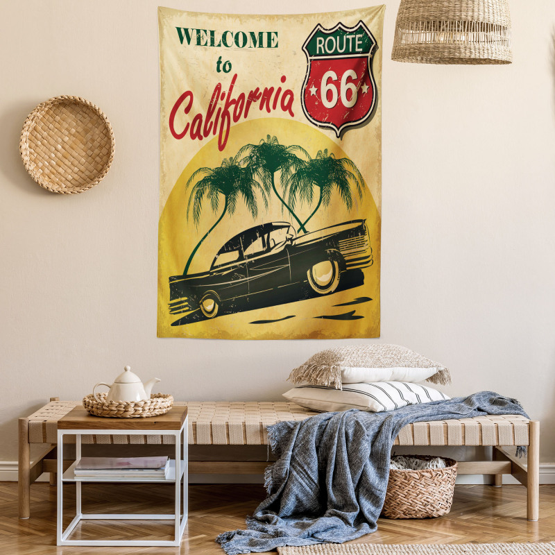 California Advertising Tapestry