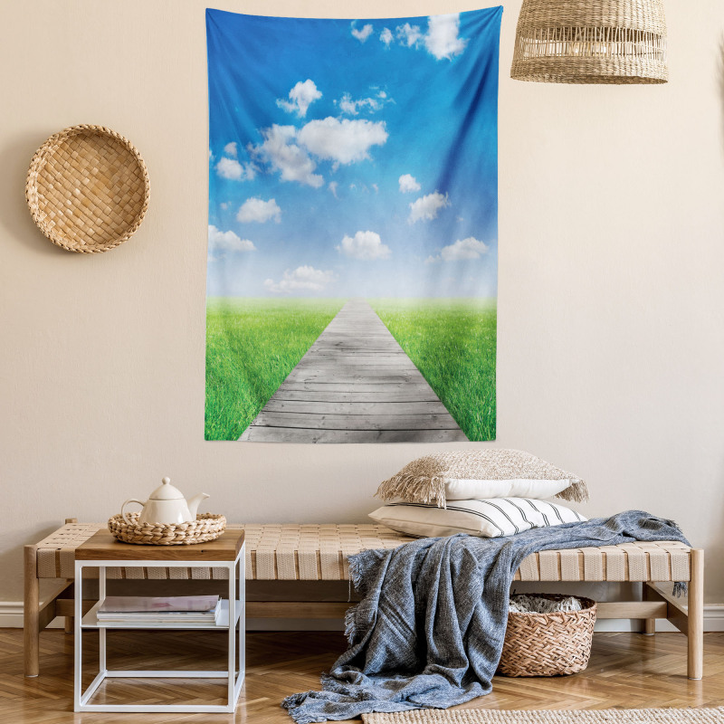 Meadow Countryside Path Tapestry