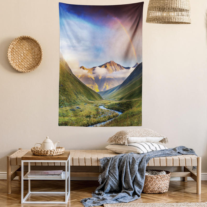 Meadow Riverbed Mist Tapestry