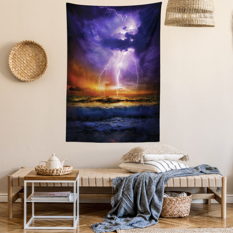 Epic Thunder Atmosphere Tapestry