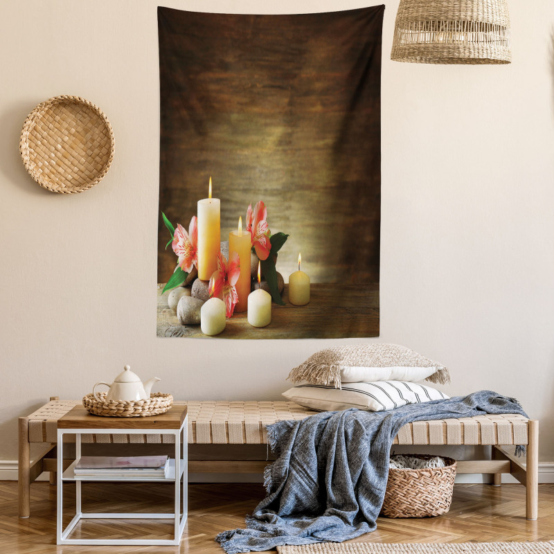 Candles Wellbeing Unity Tapestry