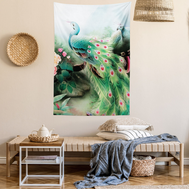 Summer Flower Garden Tapestry