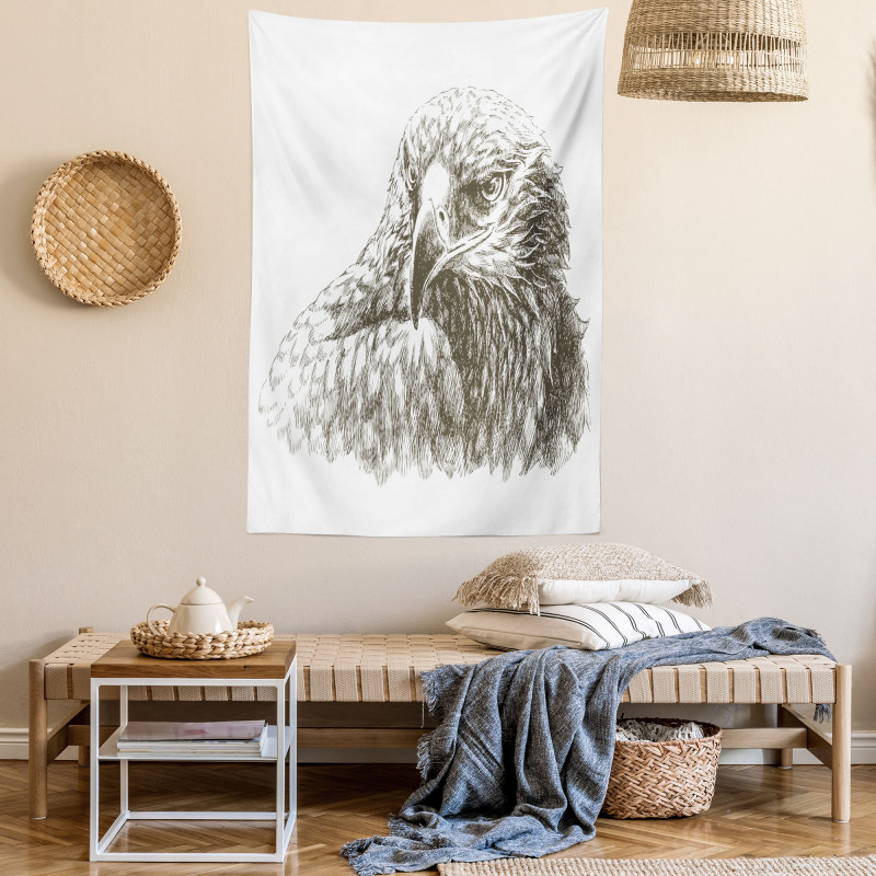 Eagle Wildlife Art Tapestry