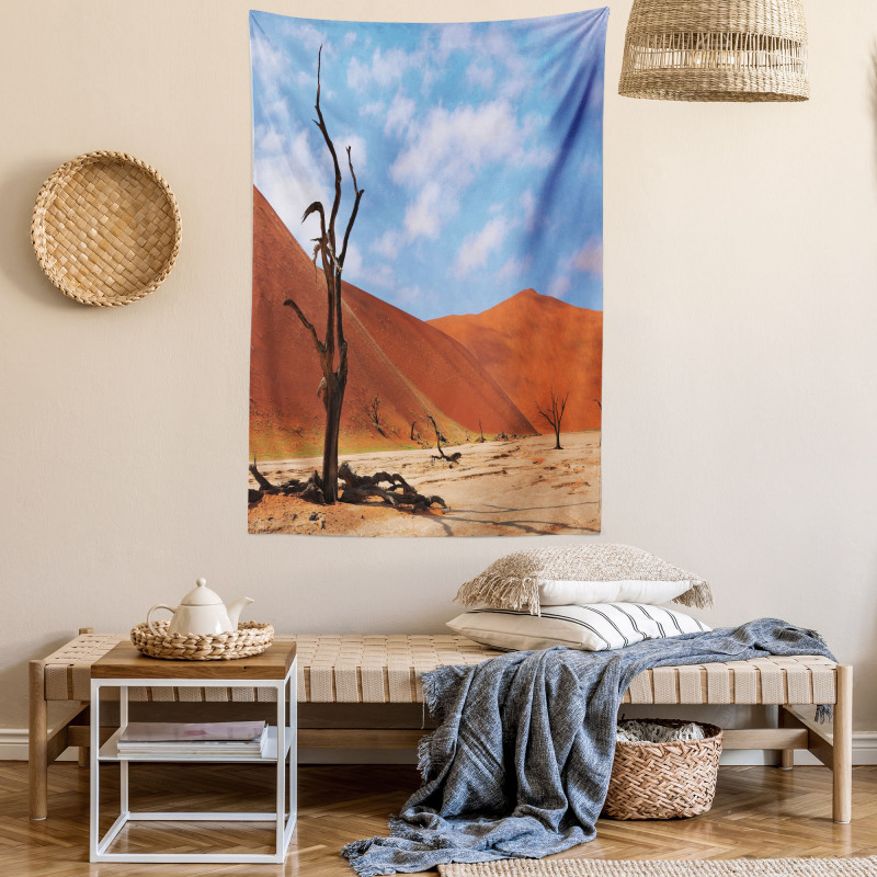 Lonely Tree in Desert Tapestry