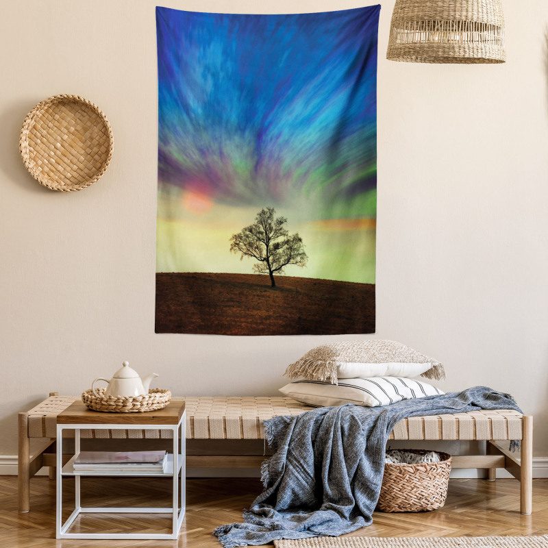 Surreal Sky Field Ombre Tapestry