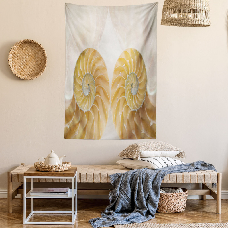 Symmetrical Seashells Tapestry