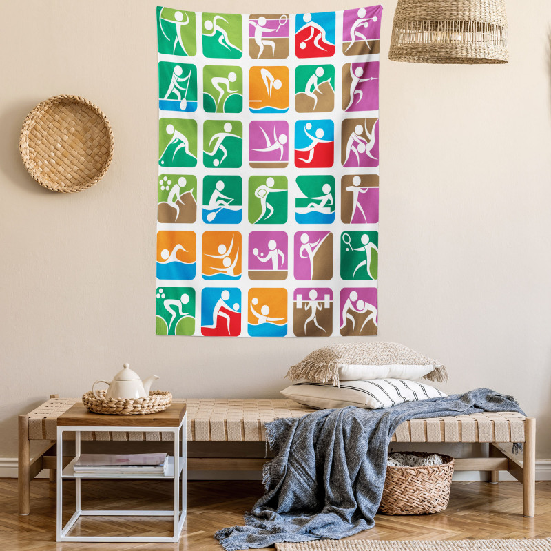 Summer Sports Tapestry