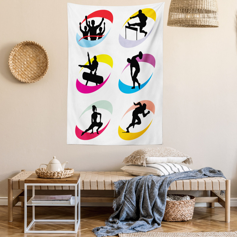 Sport Games Jogging Tapestry