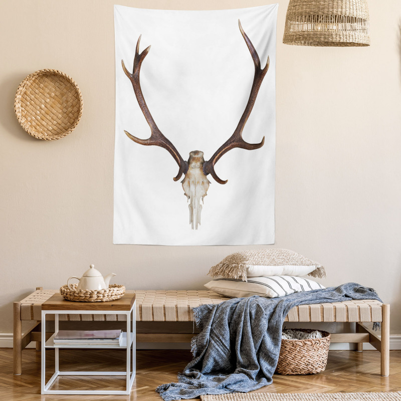 Antlers Skeleton Hunter Tapestry