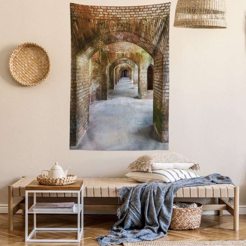 Brick Arches Dry Tortugas Tapestry