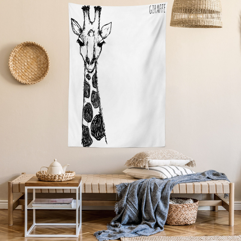 Safari Giraffe Tapestry