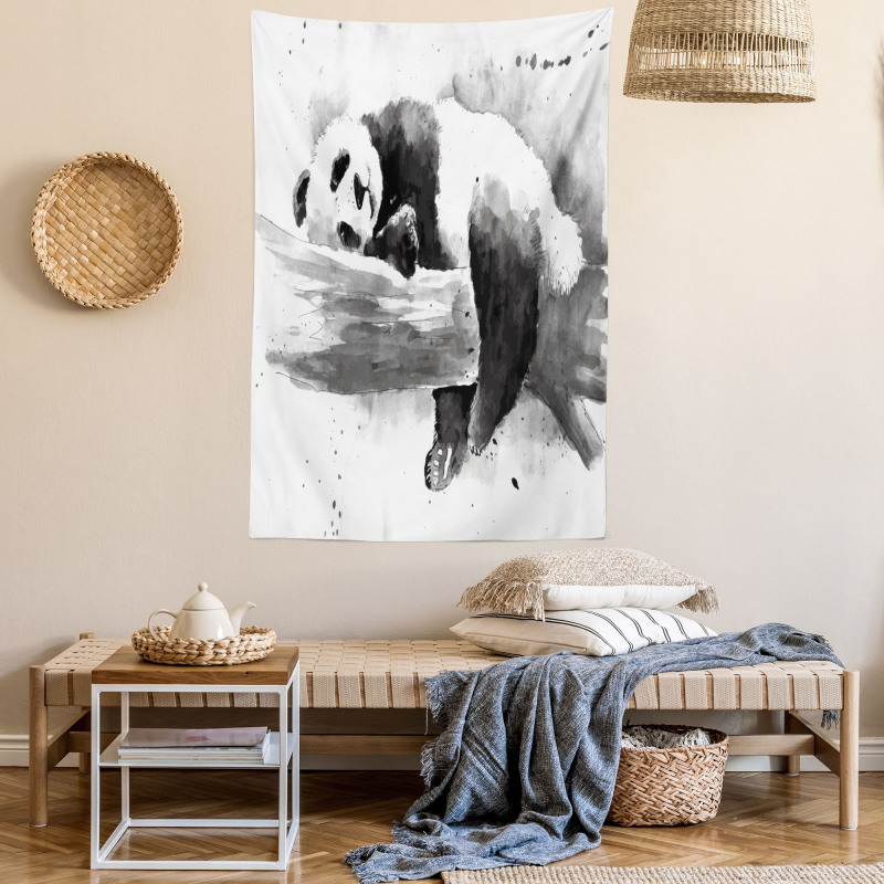 Sleeping Panda Tapestry