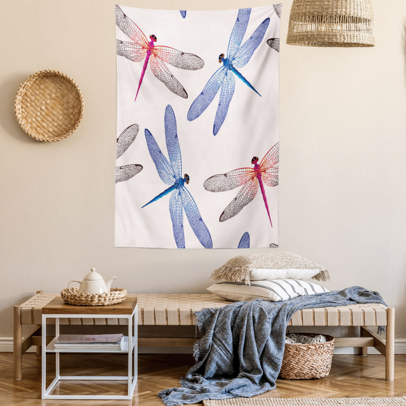 Dragonfly Wings Art Tapestry