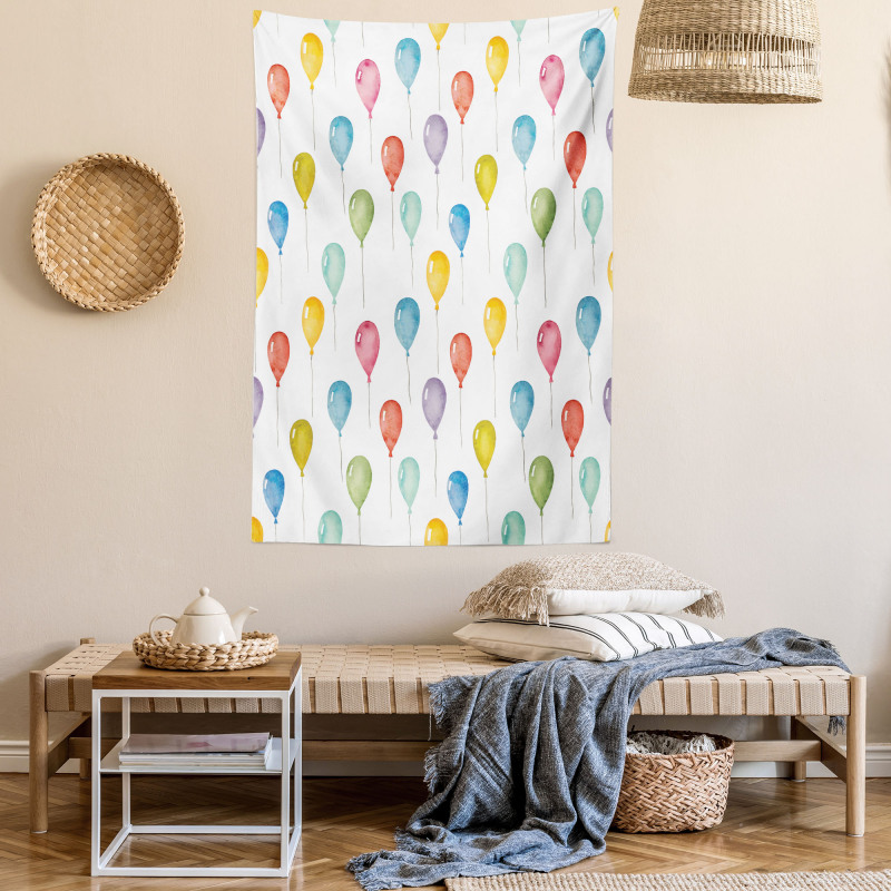 Colorful Balloons Tapestry