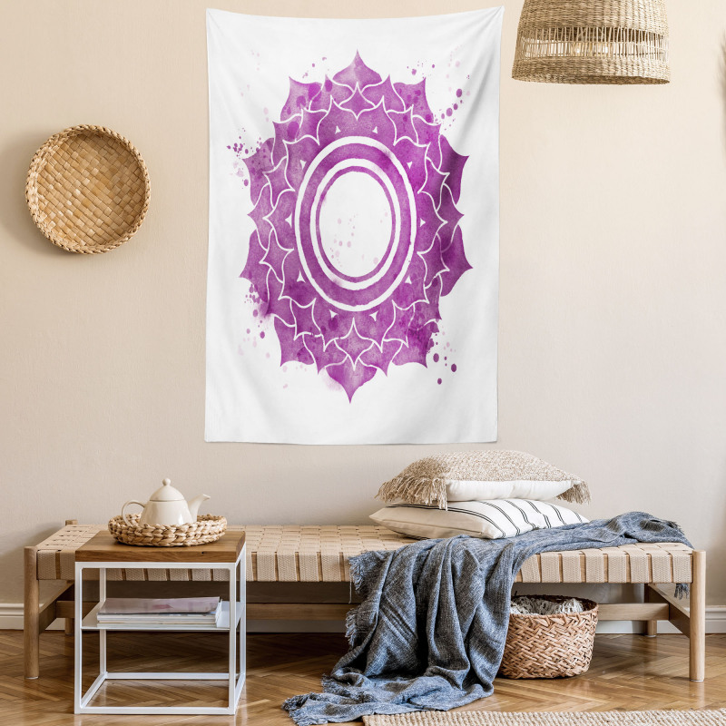 Mandala Chakra Splash Tapestry