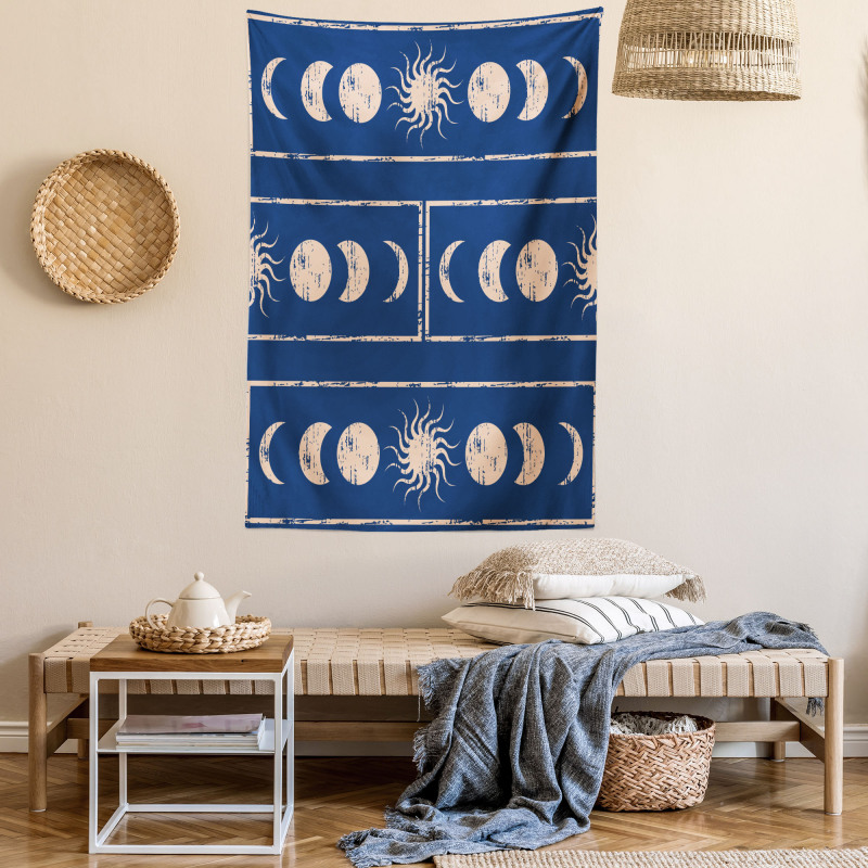 Sun Moon Astrology Tapestry