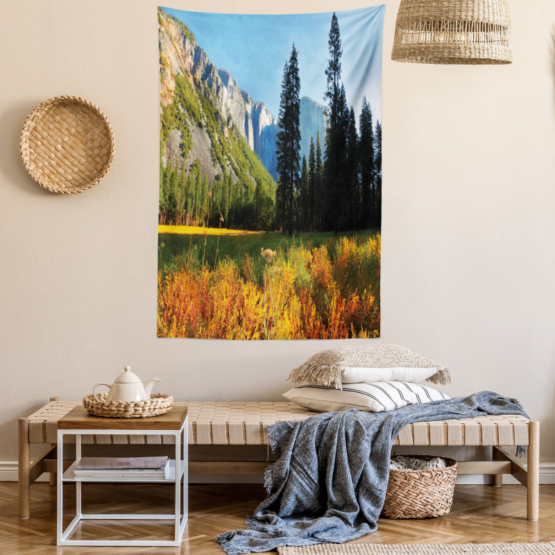 Birds over Mountains Tapestry