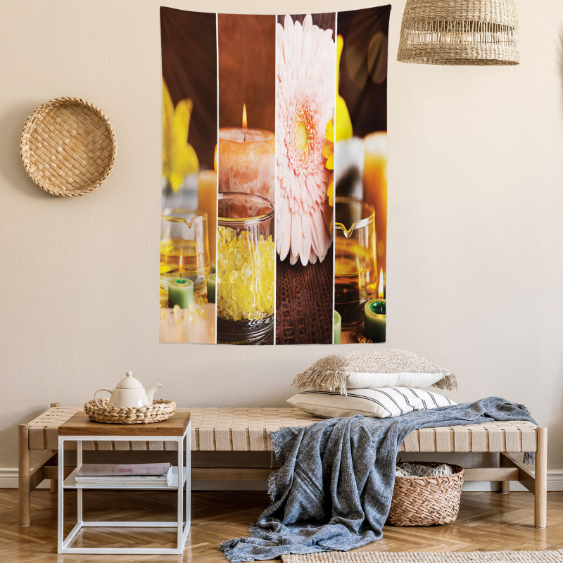 Gerbera Candles Spa Tapestry